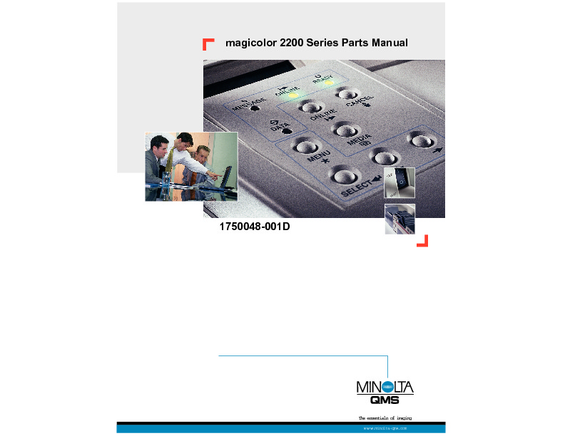 Konica Minolta QMS magicolor 2200 Parts Manual pdf Konica Minolta QMS magicolor 2200 Parts Manual pdf