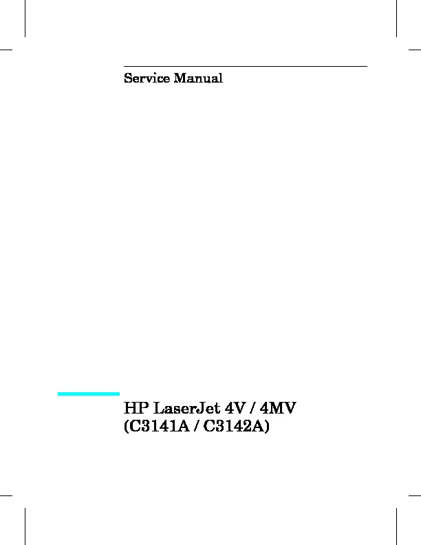 HP LaserJet 4MV   4V pdf HP LaserJet 4MV   4V pdf