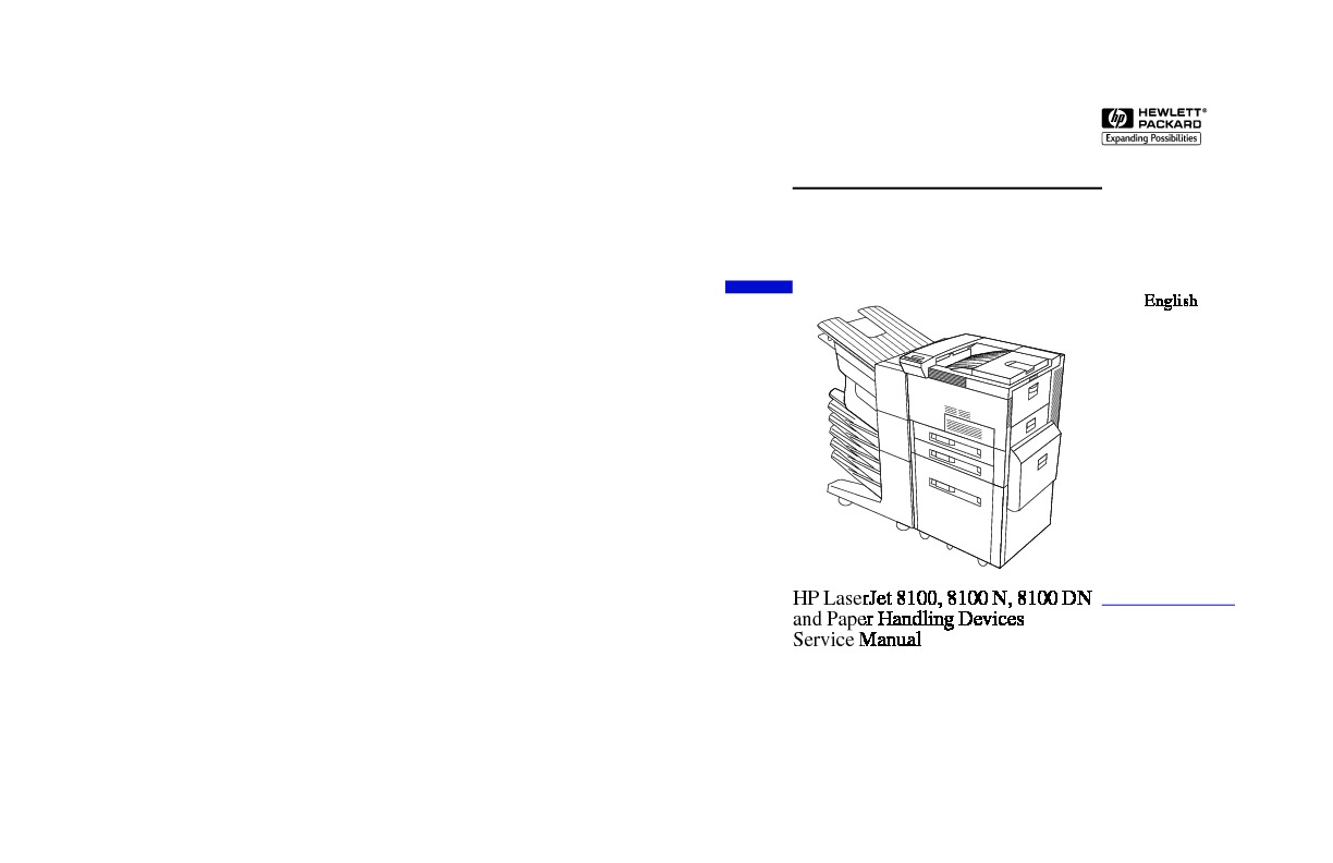 HP Laserjet 8100 N, Dn Series pdf HP Laserjet 8100 N, Dn Series pdf