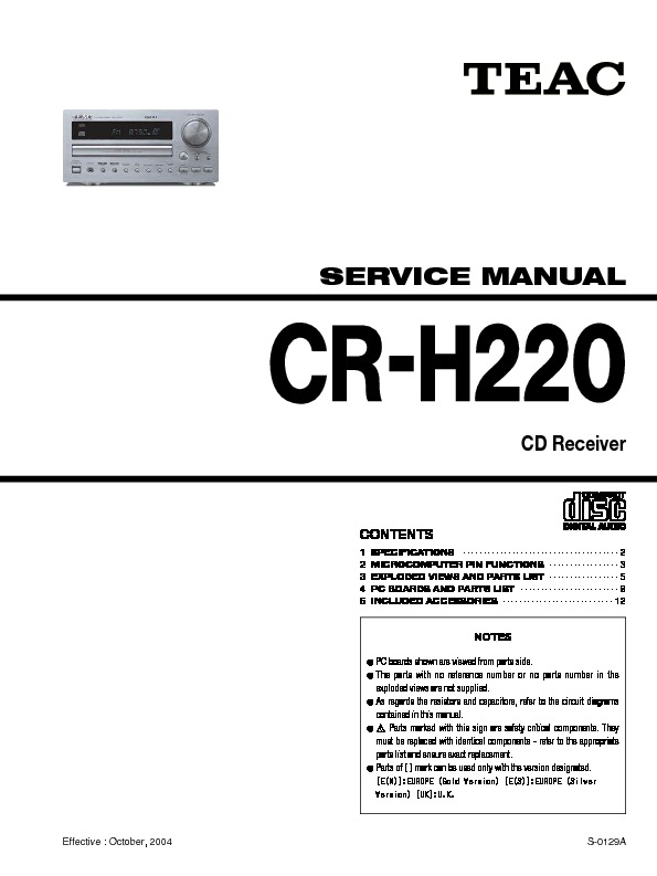 Teac CR H220 SM  .pdf