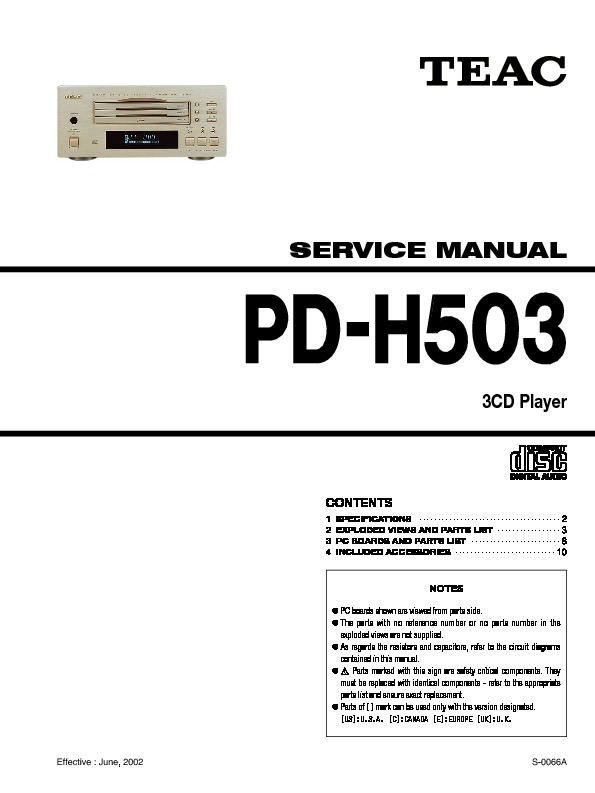 Teac PD H503 SM  .pdf