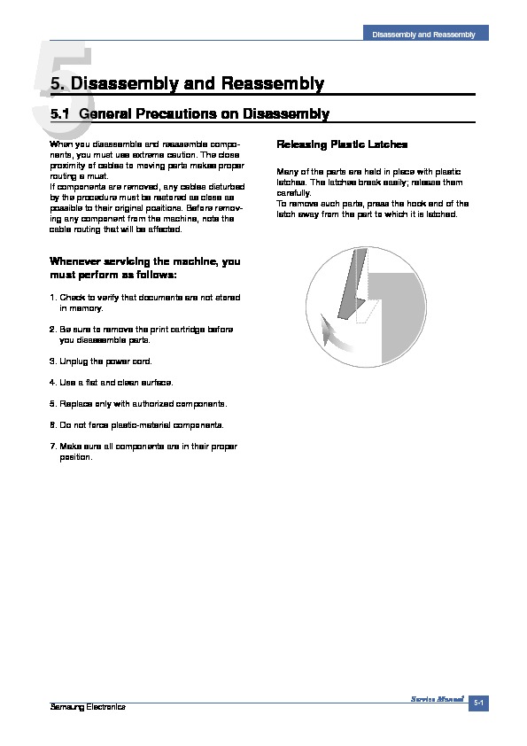 SCX 4200 Disassembly pdf SCX 4200 Disassembly pdf