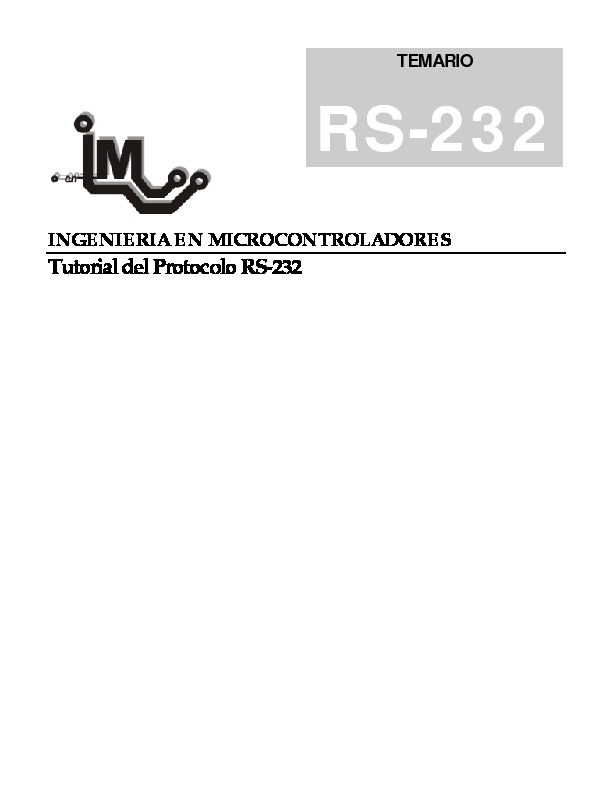 Serial RS232 pdf Serial RS232 pdf