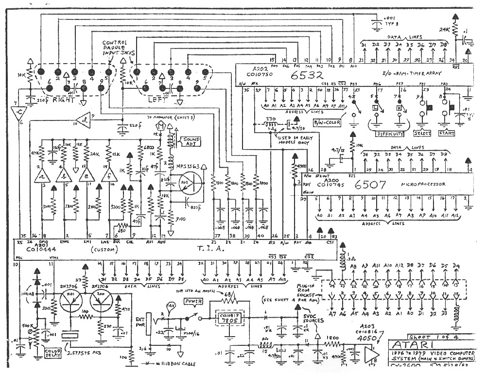 Schematic Atari2600 1000 png Schematic Atari2600 1000 png