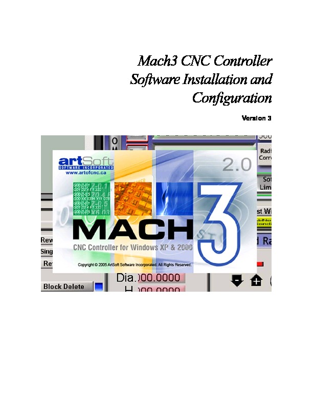 Mach3Mill Install Config pdf Mach3Mill Install Config pdf