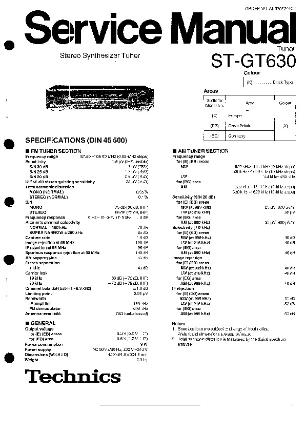 TECHNICS ST GT650.PDF