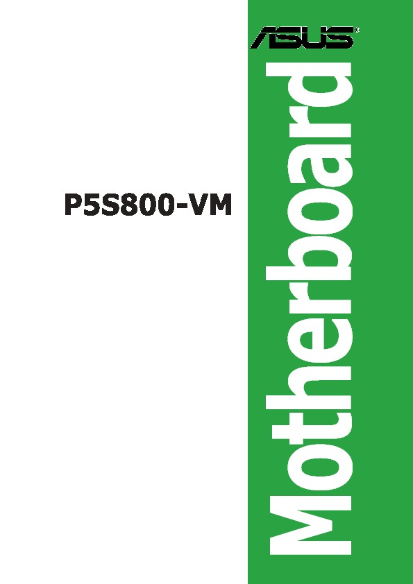 manual asus P5S800 VM pdf manual asus P5S800 VM pdf