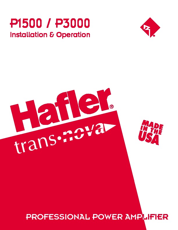 Hafler P3000.pdf