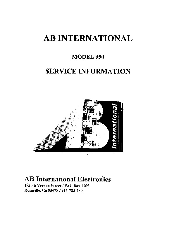 AB INTERNATIONAL950A, AL950-LX, 2050.pdf