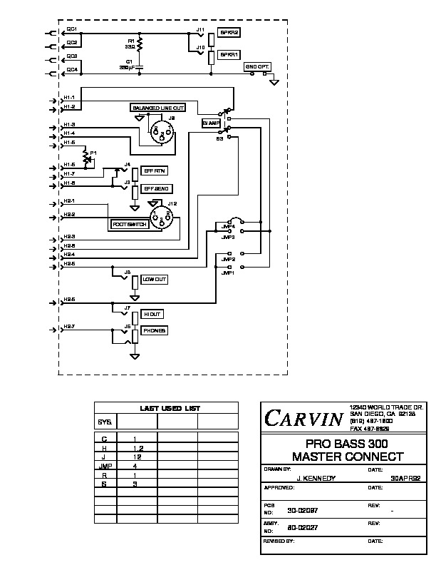 CARVIN   PRO BASS 300   MASTER CONNECT.pdf