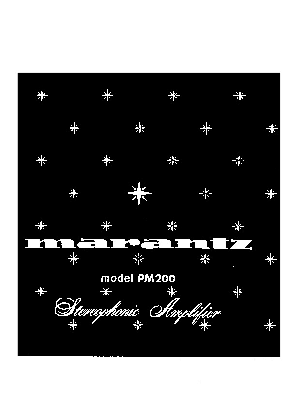 Marantz PM200 Service Manual.pdf