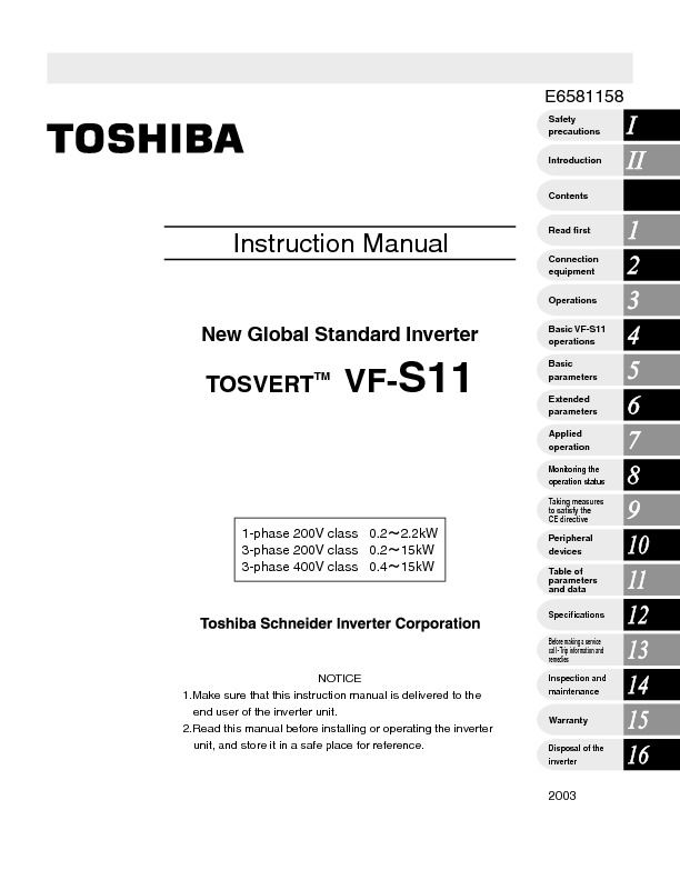 VF S11 Toshiba pdf VF S11 Toshiba pdf