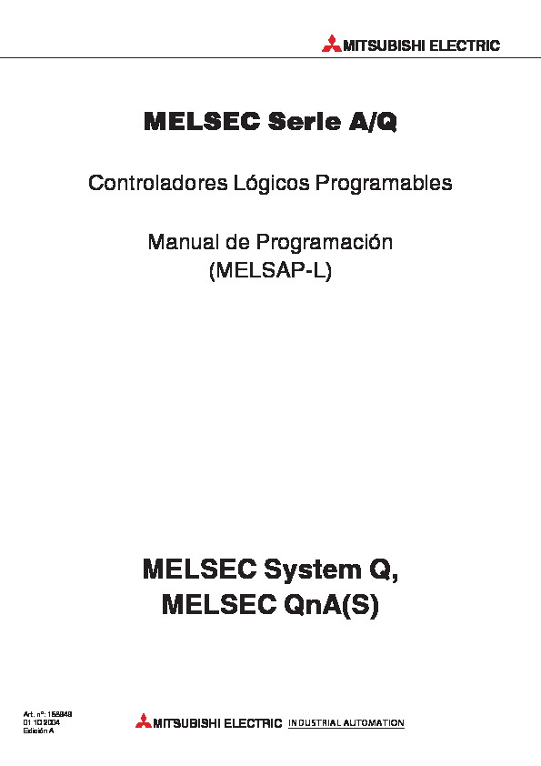 Mitsubishi Manual Programacion System Q pdf Mitsubishi Manual Programacion System Q pdf